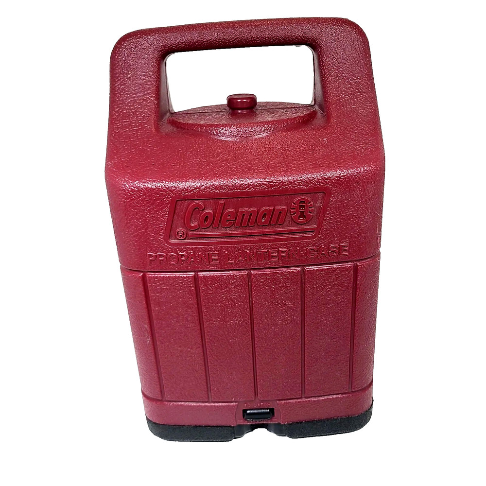 Coleman Lantern Carry Case Only Red Plastic Storage Handle