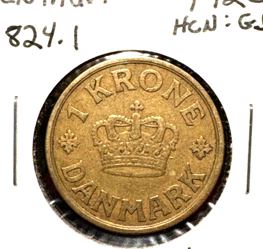 Denmark 1926 Krone KM 824.1  VF
