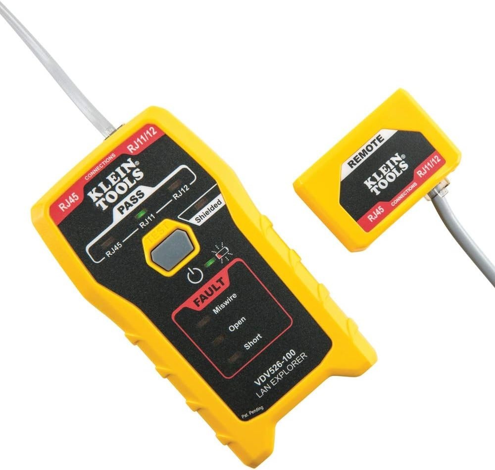 150 Replacement Remote for Klein LAN Explorer Cable Tester, Yellow