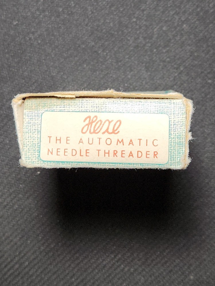 Hexe Einfadel Automatic Needle Threader w/ instructions West Germany 1960's