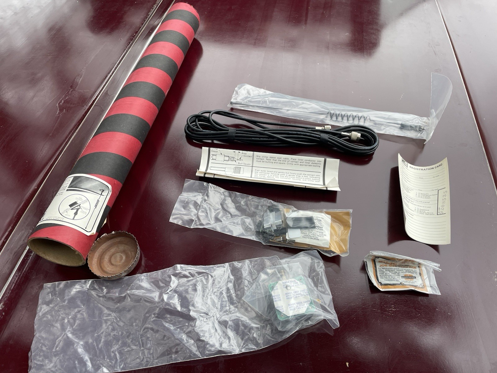 Vintage CB/AM/FM Mobile Window Mount Heavy Duty New Old Stock NOS