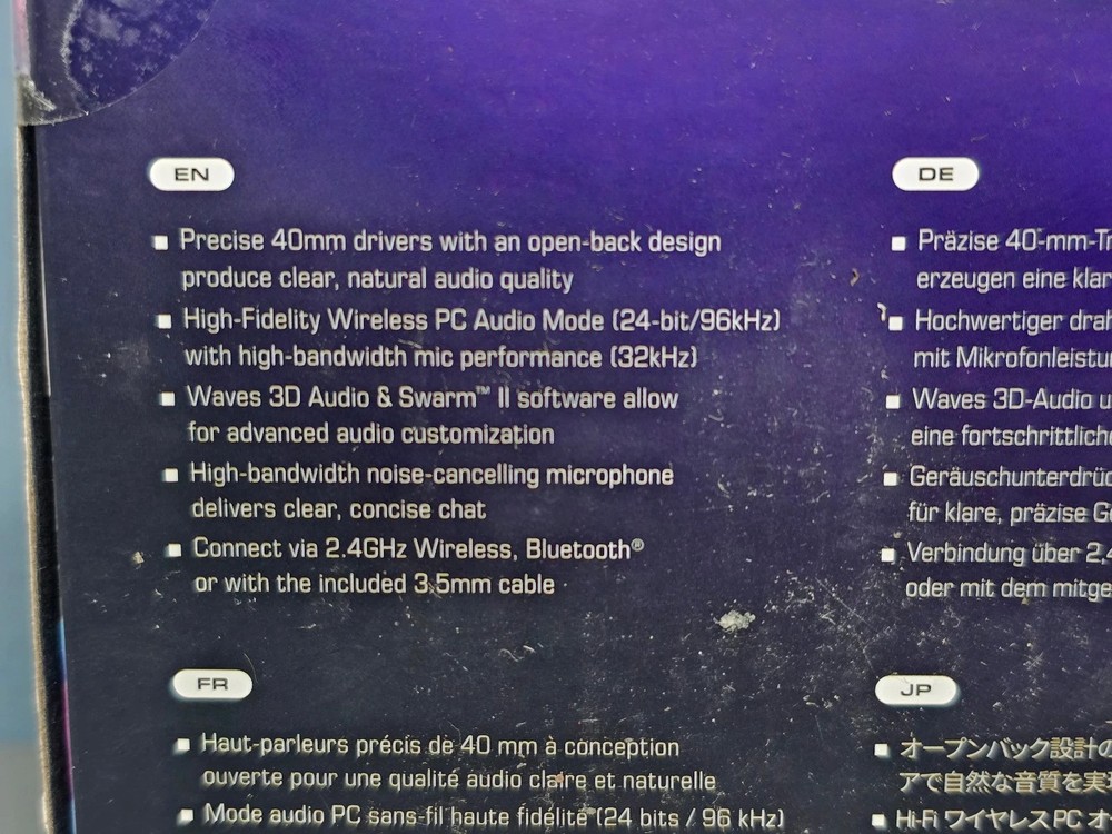 Turtle Beach Atlas Air Wireless Open Back PC Gaming Headset Wireless, Bluetooth