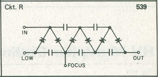 NTE539, 5 Step Tripler with Damper Diode and Focus Tap ~ 30KV @ 2mA
