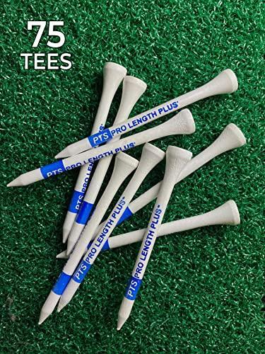 Pride Professional Tee System, 3-1/4 inch ProLength Plus Tee, 75 count, White