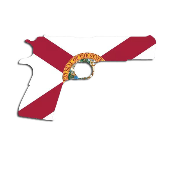 Florida Flag 1911 Sticker Decal
