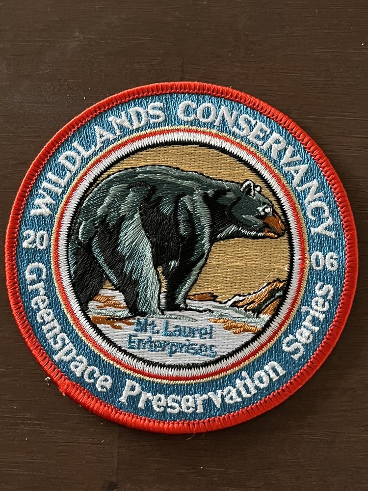 2006 WILDLANDS CONSERVANCY PATCH 4” Diameter “Mt. Laurel Enterprises