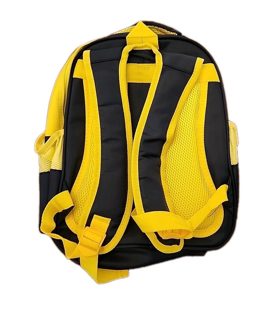 Transformers BumbleBee Backpack 15" 3D School Backpack Yellow Back Lightweight