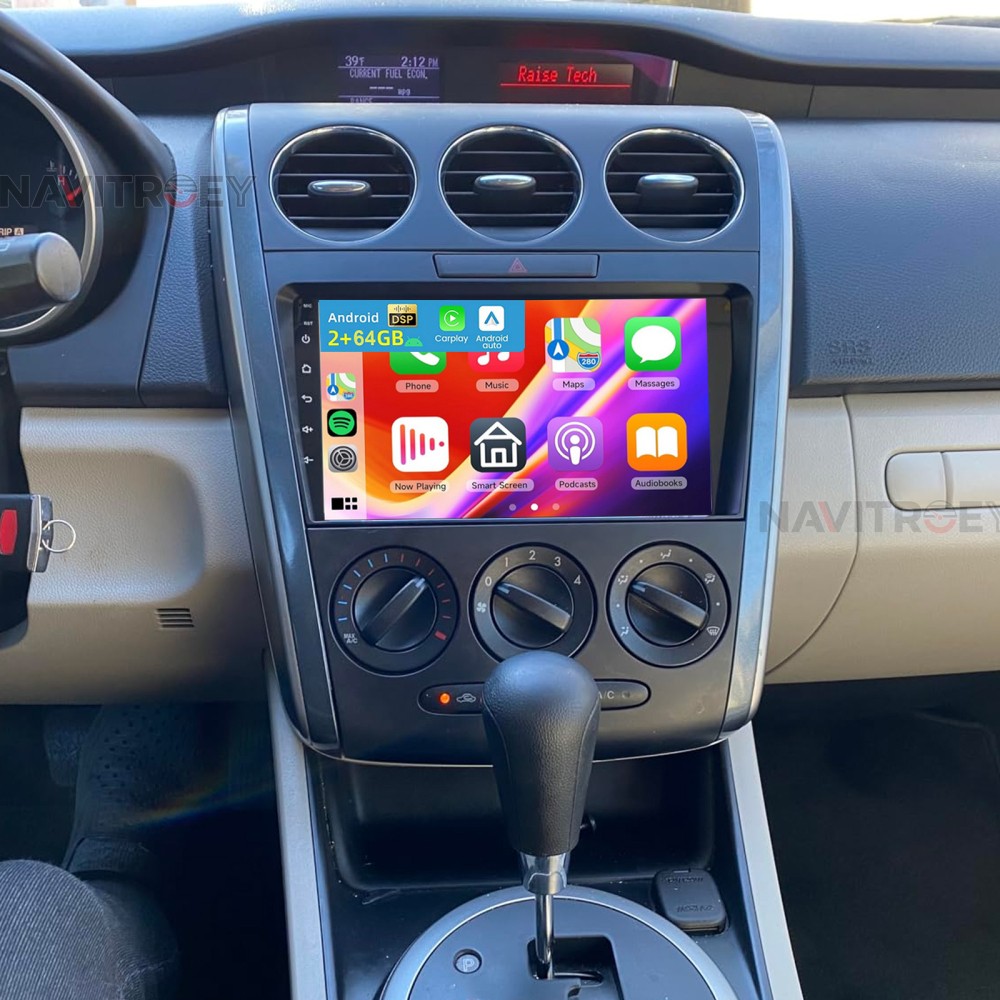 2+64G For Mazda CX-7 2007-2014 Android 15 Car Stereo Radio GPS Navi Wifi CarPlay