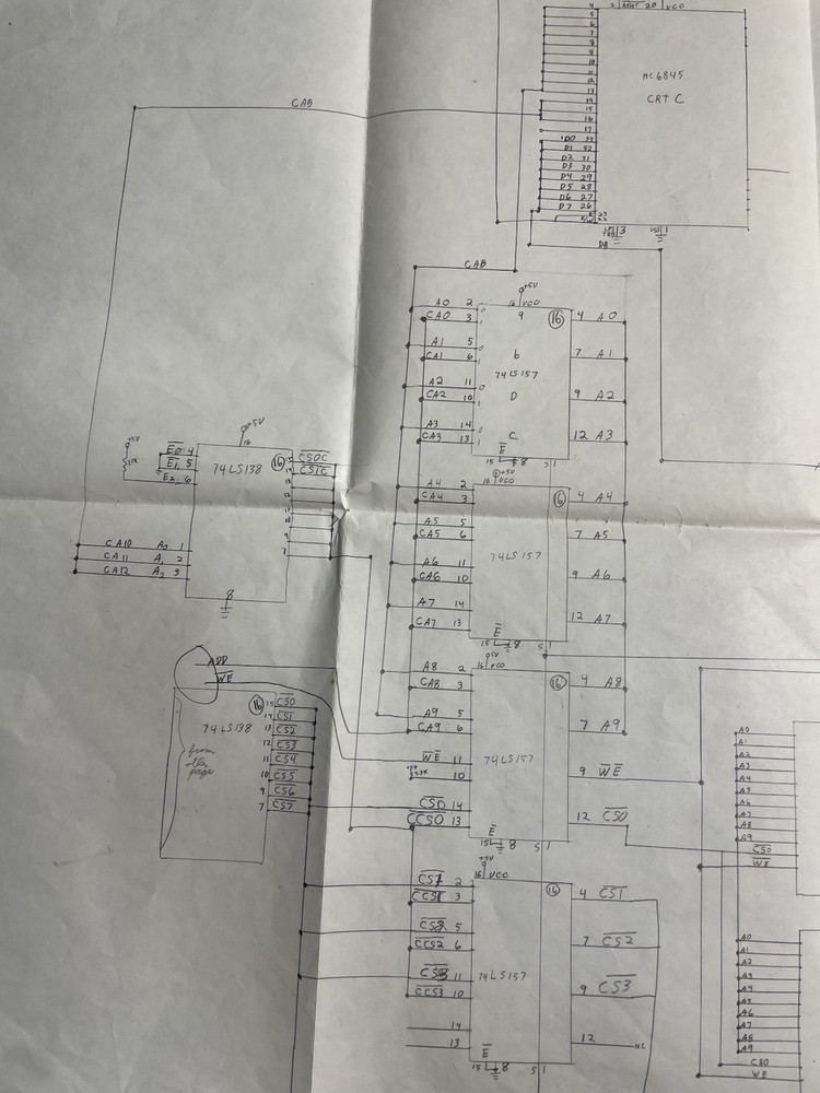 Vintage Circuit Diagram