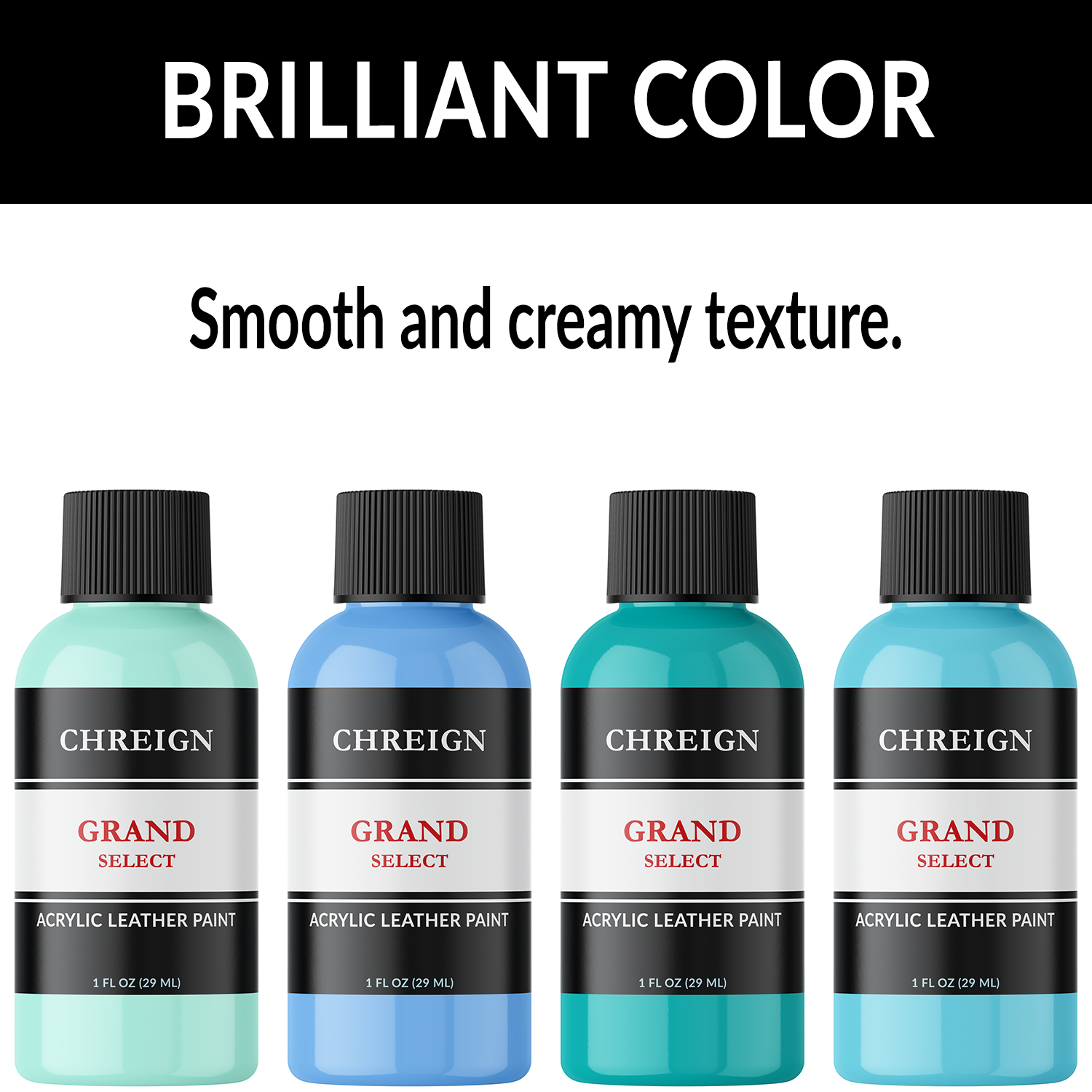 Acrylic Leather Paint Colors 1 oz.