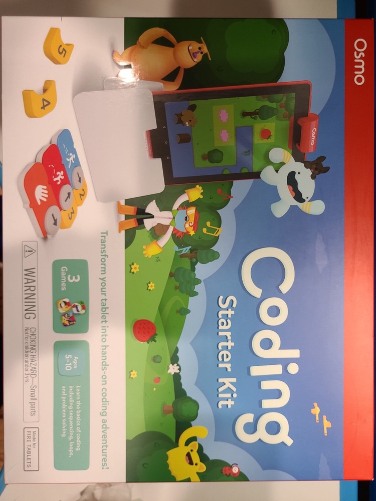 Osmo Coding Starter Kit for Fire Tablet-3 Educational Learning Games