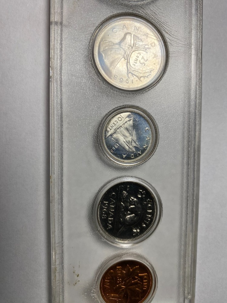 CANADA six coin set 1968