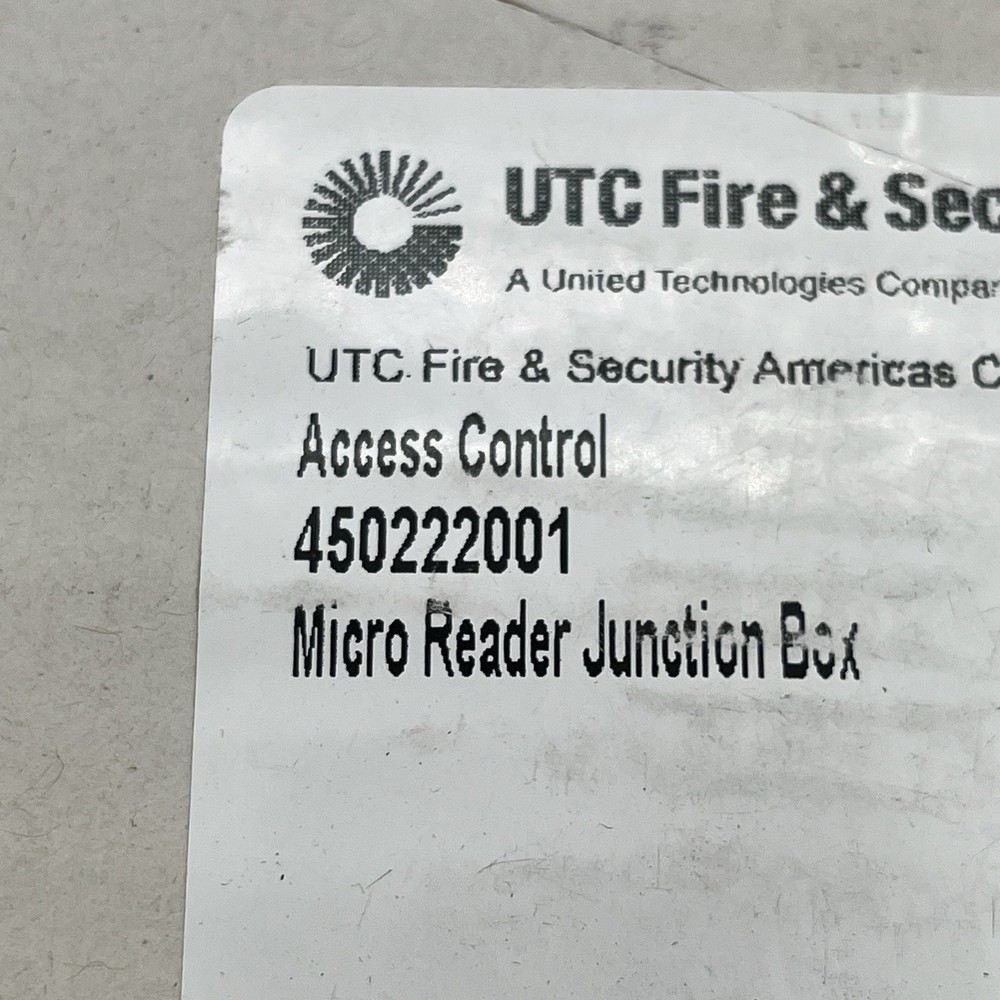 NEW IN BOX!! UTC Fire & Security Lenel Micro Reader Junction Box - 450222001