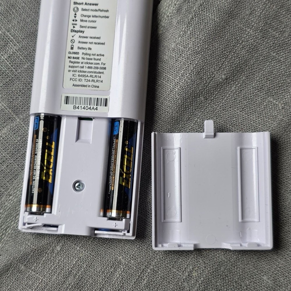 iClicker 2 Remote Student Response System Classroom Polling White