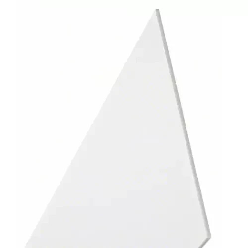 1/16 Inch Thick UHMW Plastic Sheet 24" Length x 12 in Width Off-White Opaque NEW