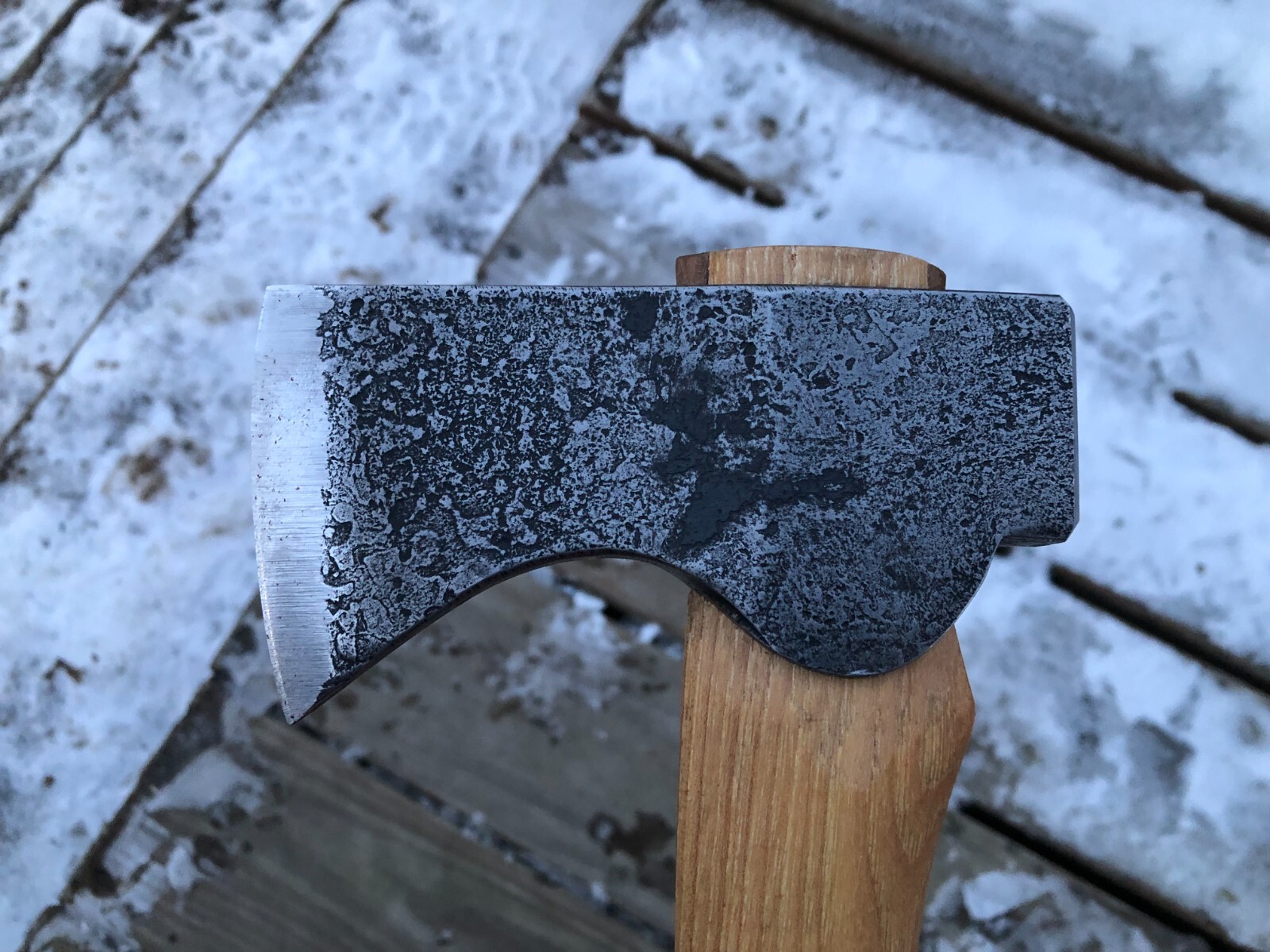 LIAM HOFFMAN BLACKSMITHING MINI CAMPER AXE 12 INCH OVAL BRAND NEW