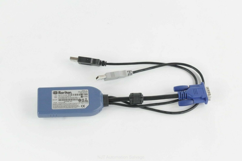 Raritan Dominion KVM CABLE D2CIM-DVUSB Dual Usb Module CABLE