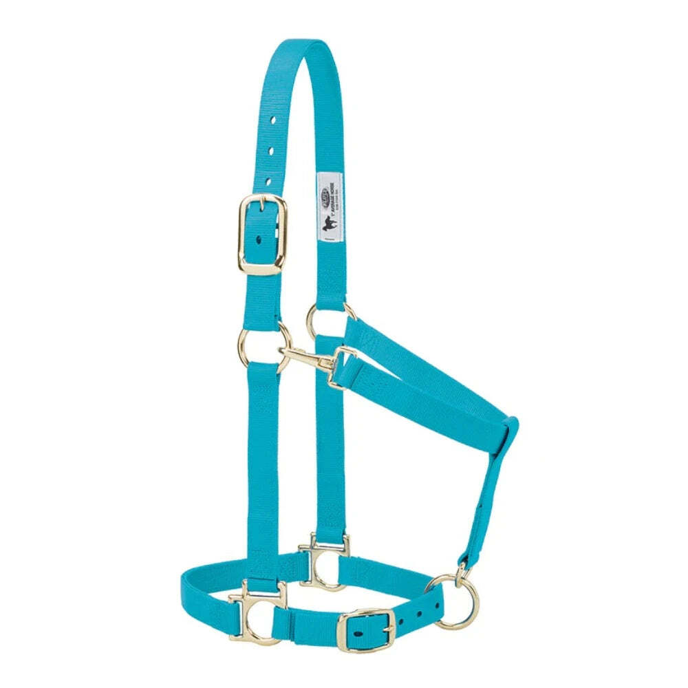 Weaver Leather Basic ADJUSTABLE CHIN AND THROAT SNAP HALTER 3 Sizes, 3 Colors!
