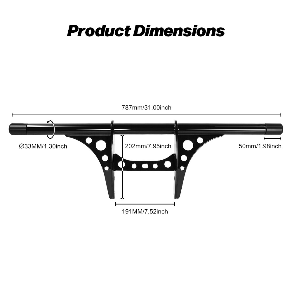 Front & Upper Crash Bar Protection For Harley Sportster 883 1200 XL 2004-2020 US