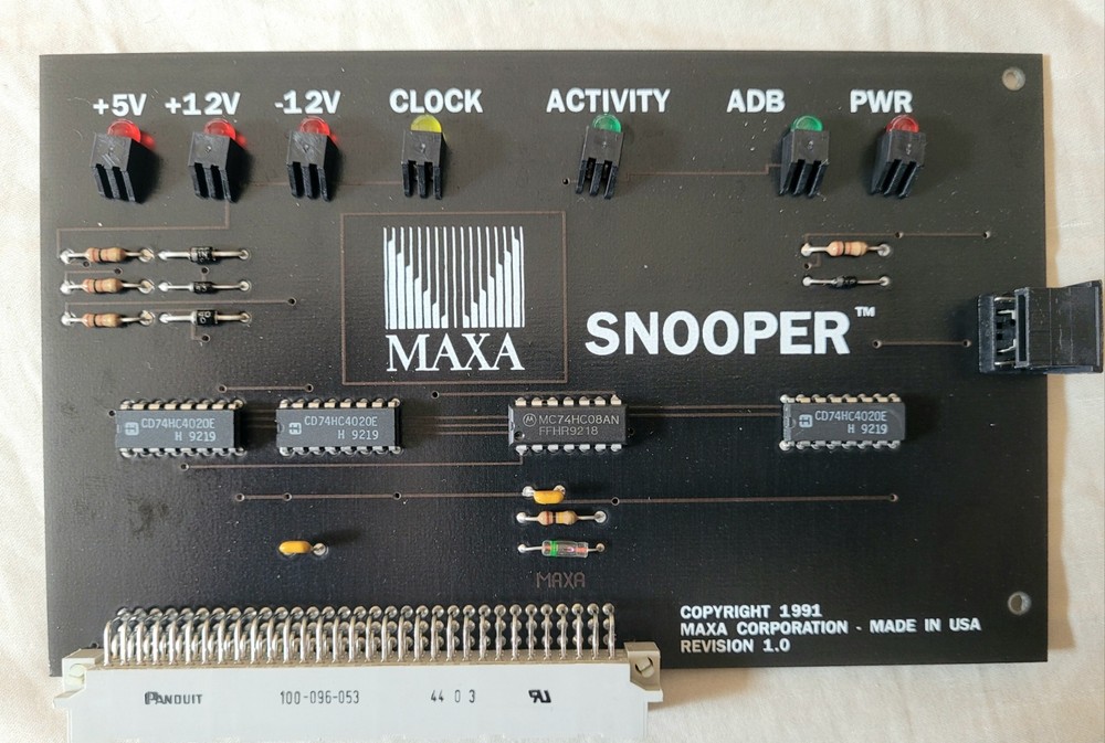 Maxa Snooper Desktop Diagnostics 1991 USA
