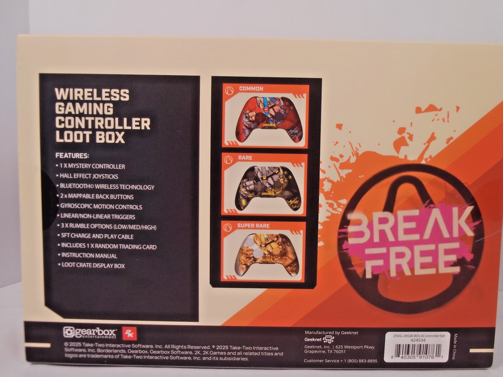 Borderlands 4 Mystery Wireless Controller Loot Box - PC Nintendo Switch