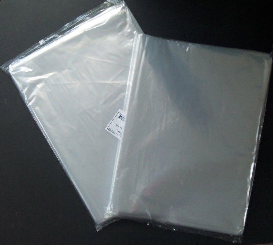Multiple Sizes Clear Poly Bags 1Mil Flat Open Top Plastic Packaging Packing LDPE