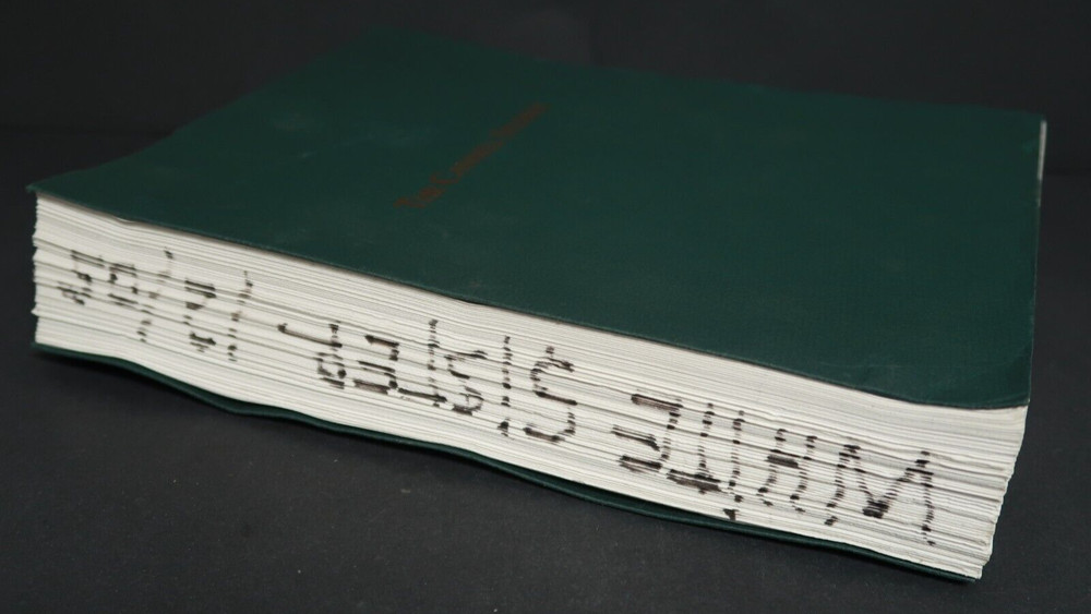 White Sister Original Book Script Stephen J. Cannell Scully Studios Collection