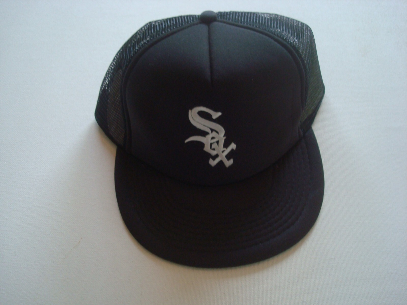 WHITE SOX TRUCKER   80S  90S SNAPBACK HAT CAP VINTAGE S1
