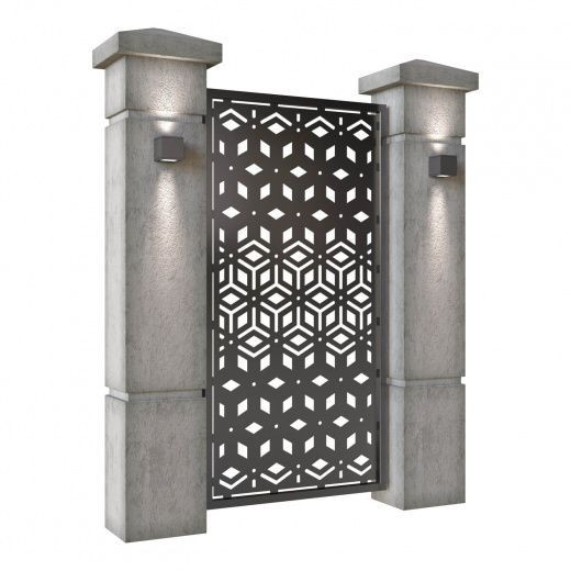 Gorgeous Custom Handcrafted Metal Entry Gate