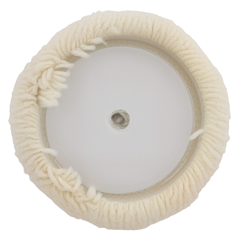 7" Wool Buffing Pad Hook Loop for Car Polisher Pad Compound Backing Plate