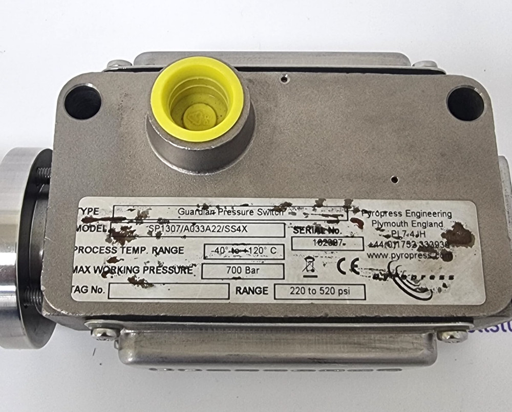 PYROPRESS SP1307/A033A22/SS4X Pressure Switch