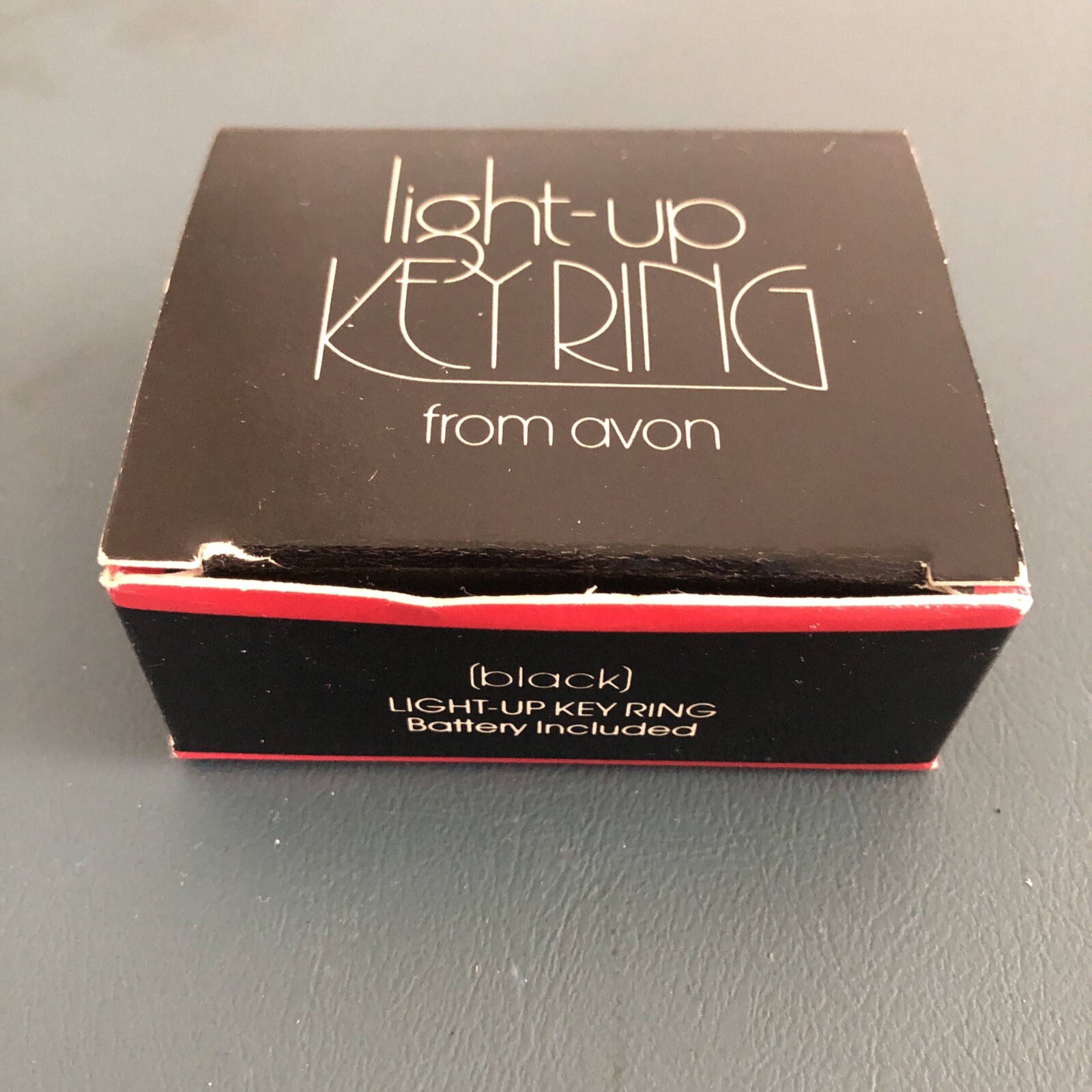 1983 Vintage Avon Light-Up Keyring New Old Stock With Box