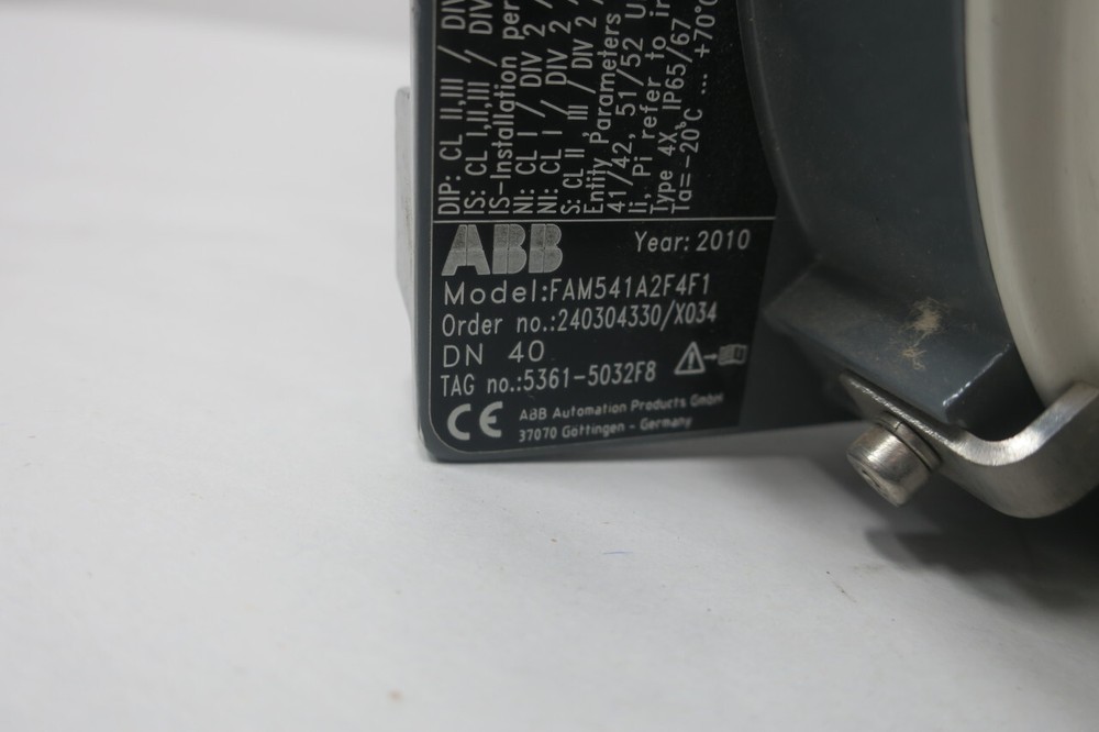 Abb FAM541A2F4F1 Variable Area Flow Meter 0-35gpm