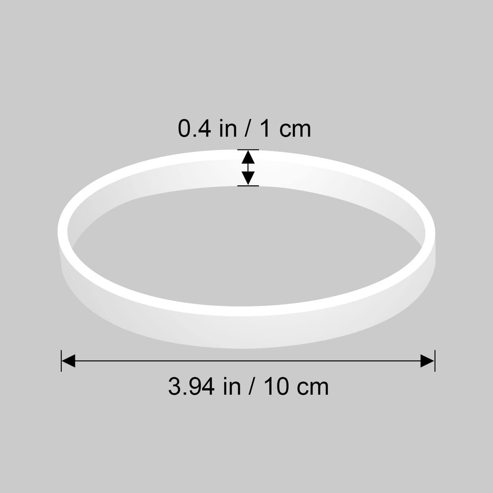 6 Pack Rubber Gaskets Replacement Seal 3.94 inch for Nutri Ninja Blender Replace