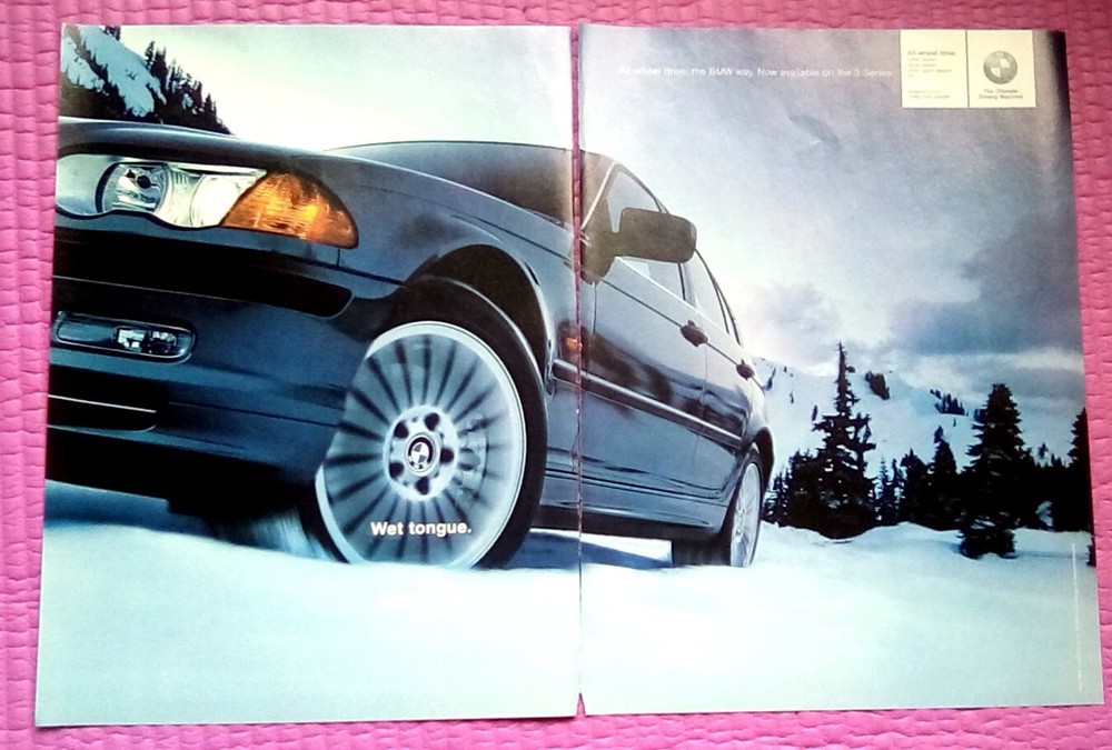 2002 BMW 3 Series 2-Page Print Ad