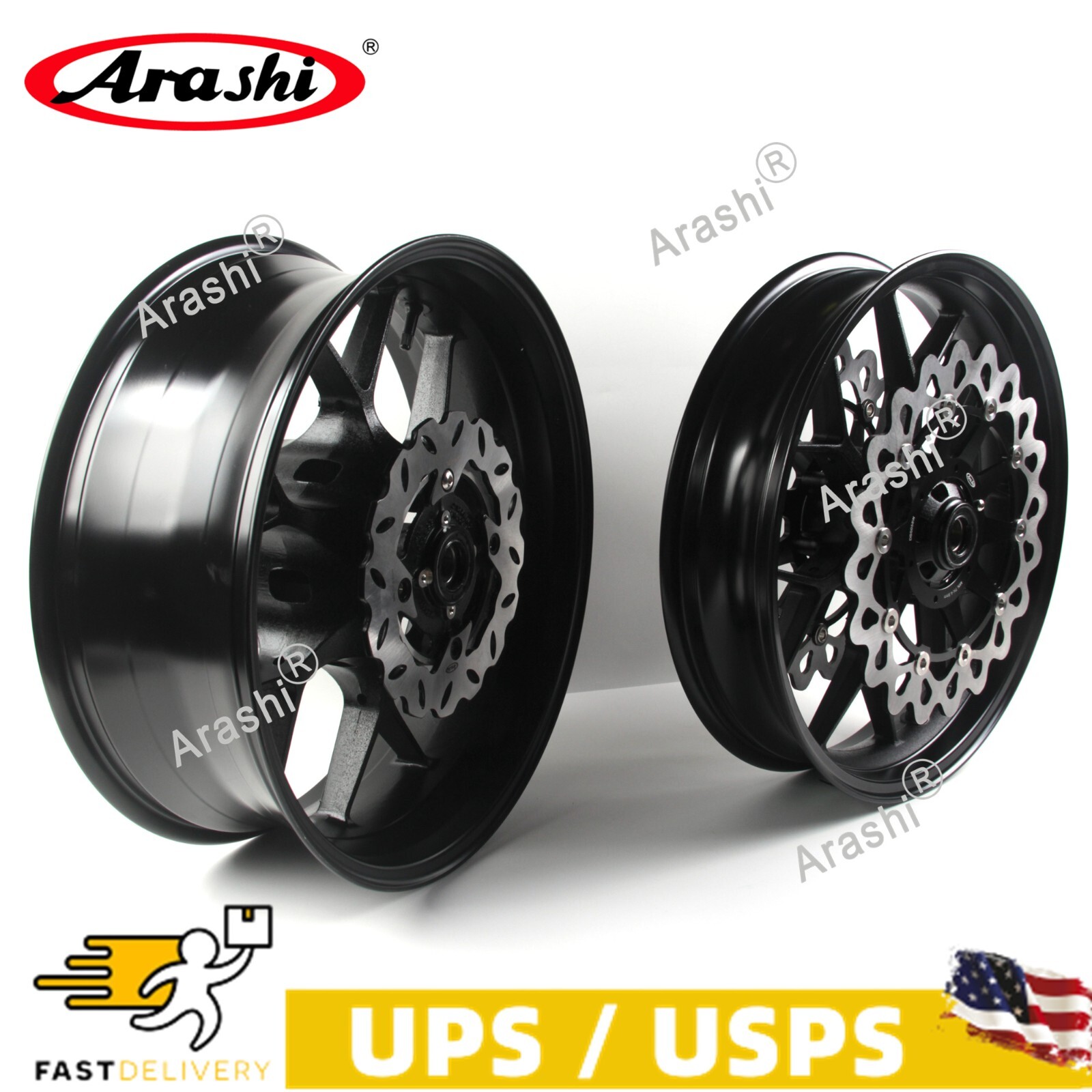 Front Rear Wheel Rim Brake Rotors For Honda CBR1000RR CBR 1000RR 2006 2007 B US