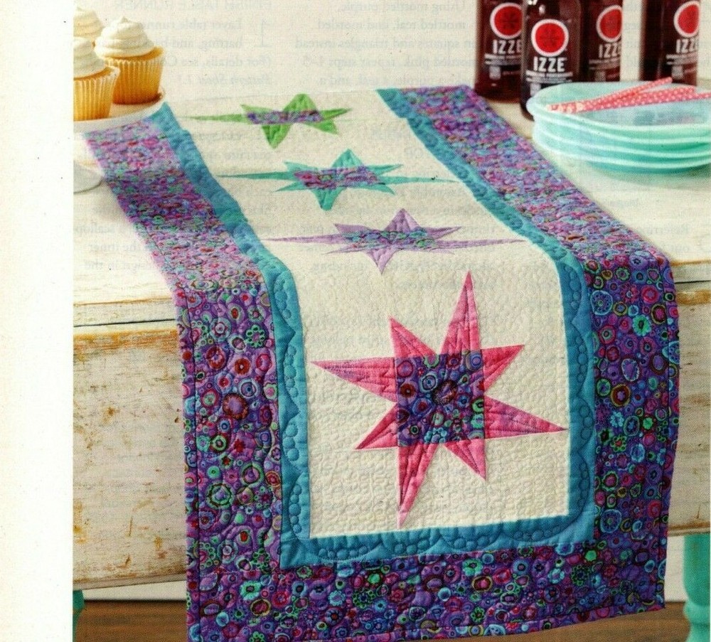 Shining Stars Quilt Pattern Pieced CM