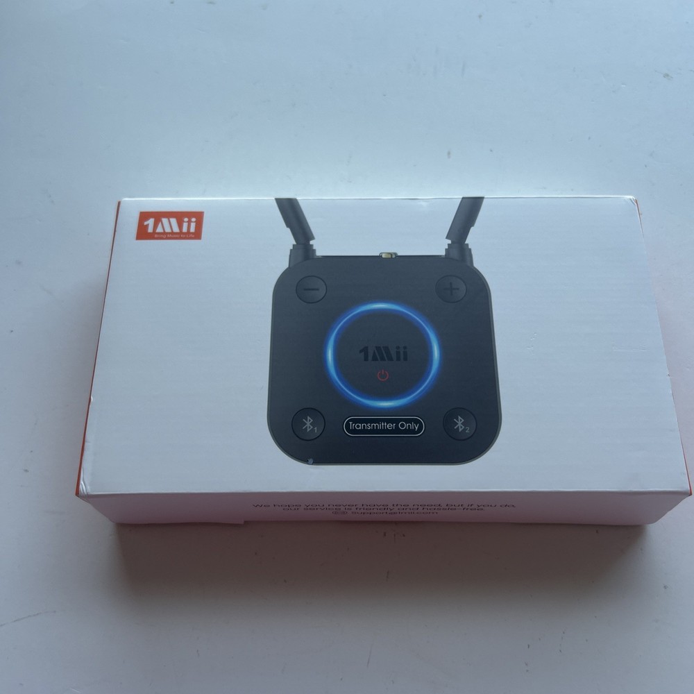 1Mii B06TX Bluetooth 5.2 Transmitter for TV to Wireless Headphone/Speaker