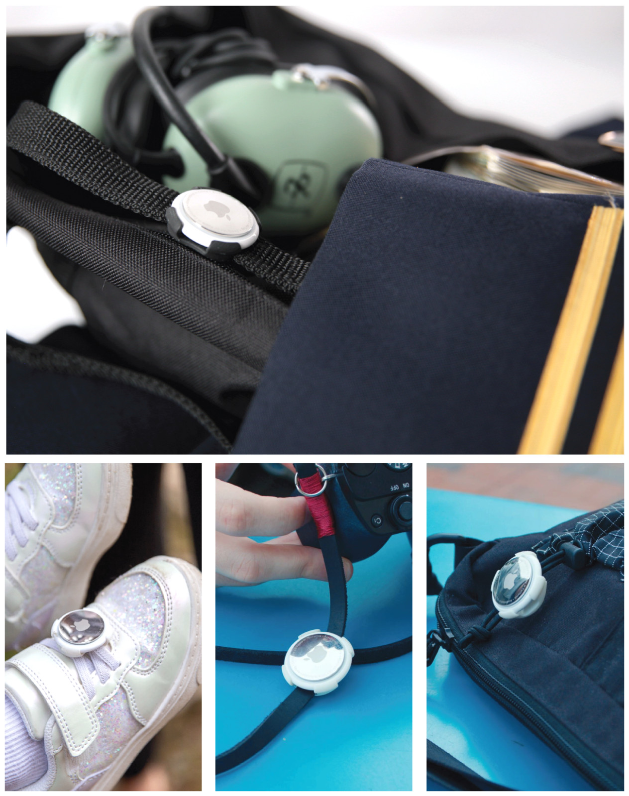 2-Set AirTag Holder for Collar, 3/8" & 5/8". Cat Dog Kitten Puppy! YUMPY SNAP!