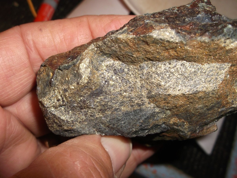 Gold, silver, copper, 258 grams samples ,ore high grade .