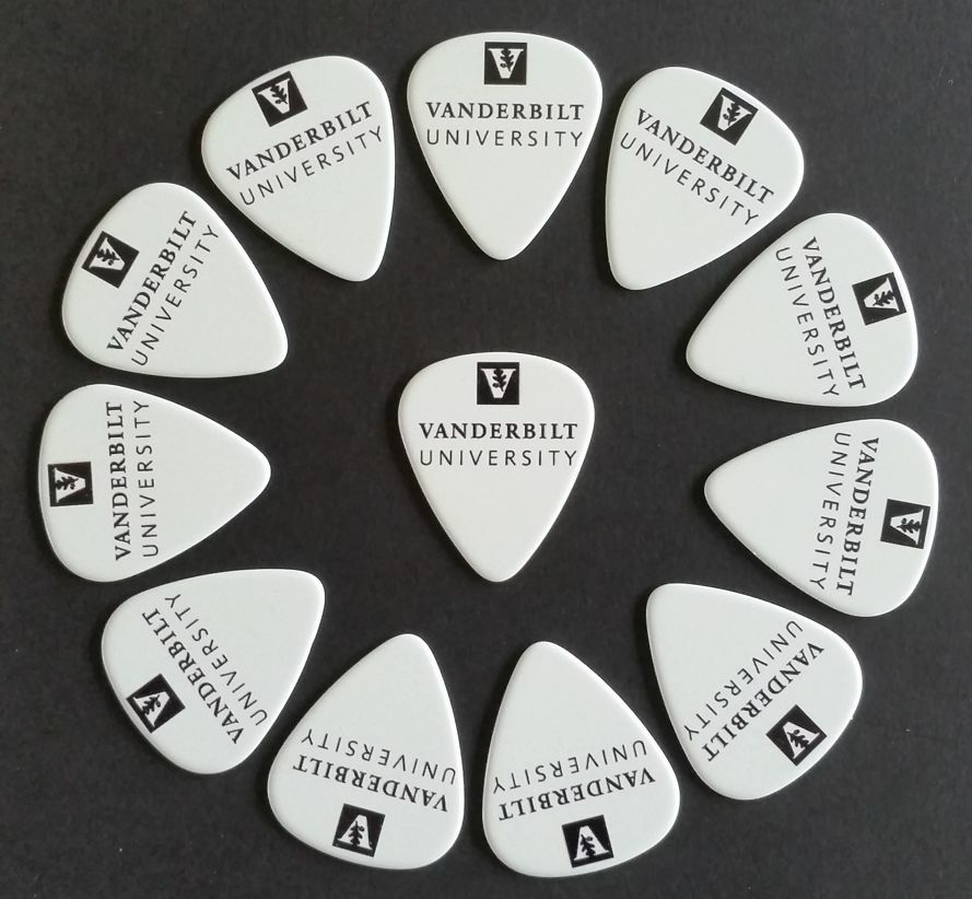 Vanderbilt University Guitar Picks (12 picks) - (Buy 2, save 50% on 2nd)