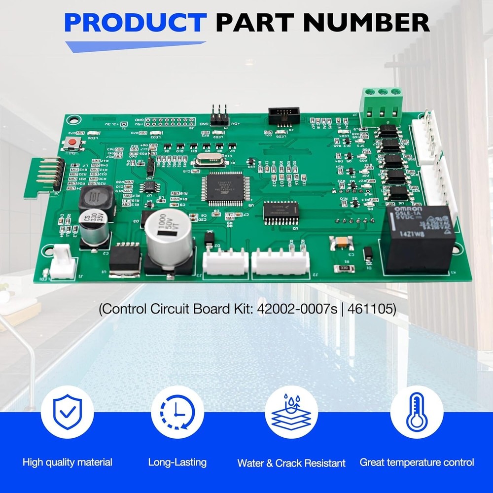 42002-0007S Pool Heater Control Board Kit - Compatible Mastertemp Max-E-Therm