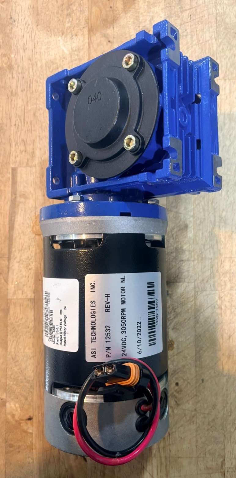 Tennant 1253195. T7 Brush/Pad motor assembly. Floor scrubber T7, T7AMR, SSR.