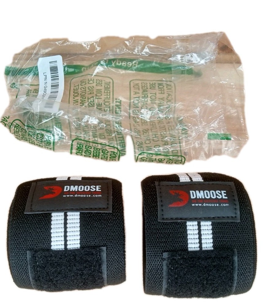 Dmoose Wrist Wraps, Avoid Injury and Maximize Grip with Thumb Loop