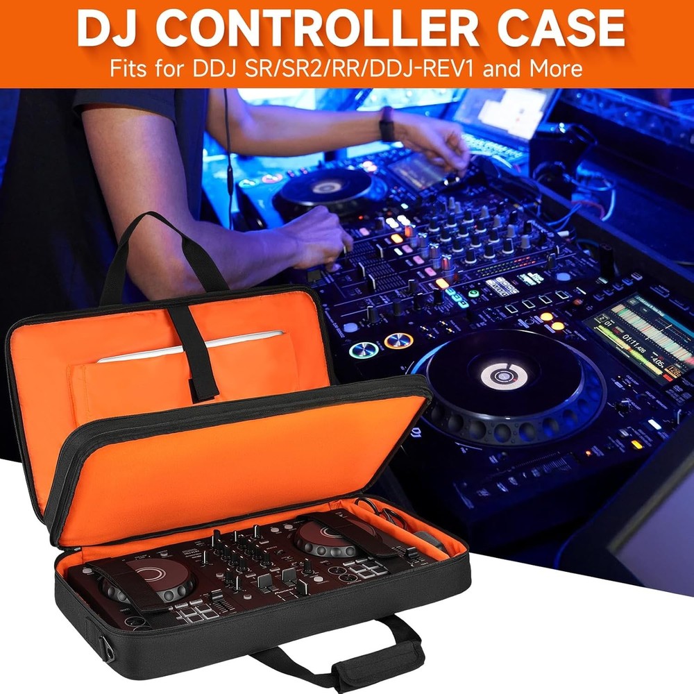 DJ Controller Case Compatible with Pioneer DDJ Sr/Sr2/Rr/Ddj-Rev1/Denon Mc4000/N