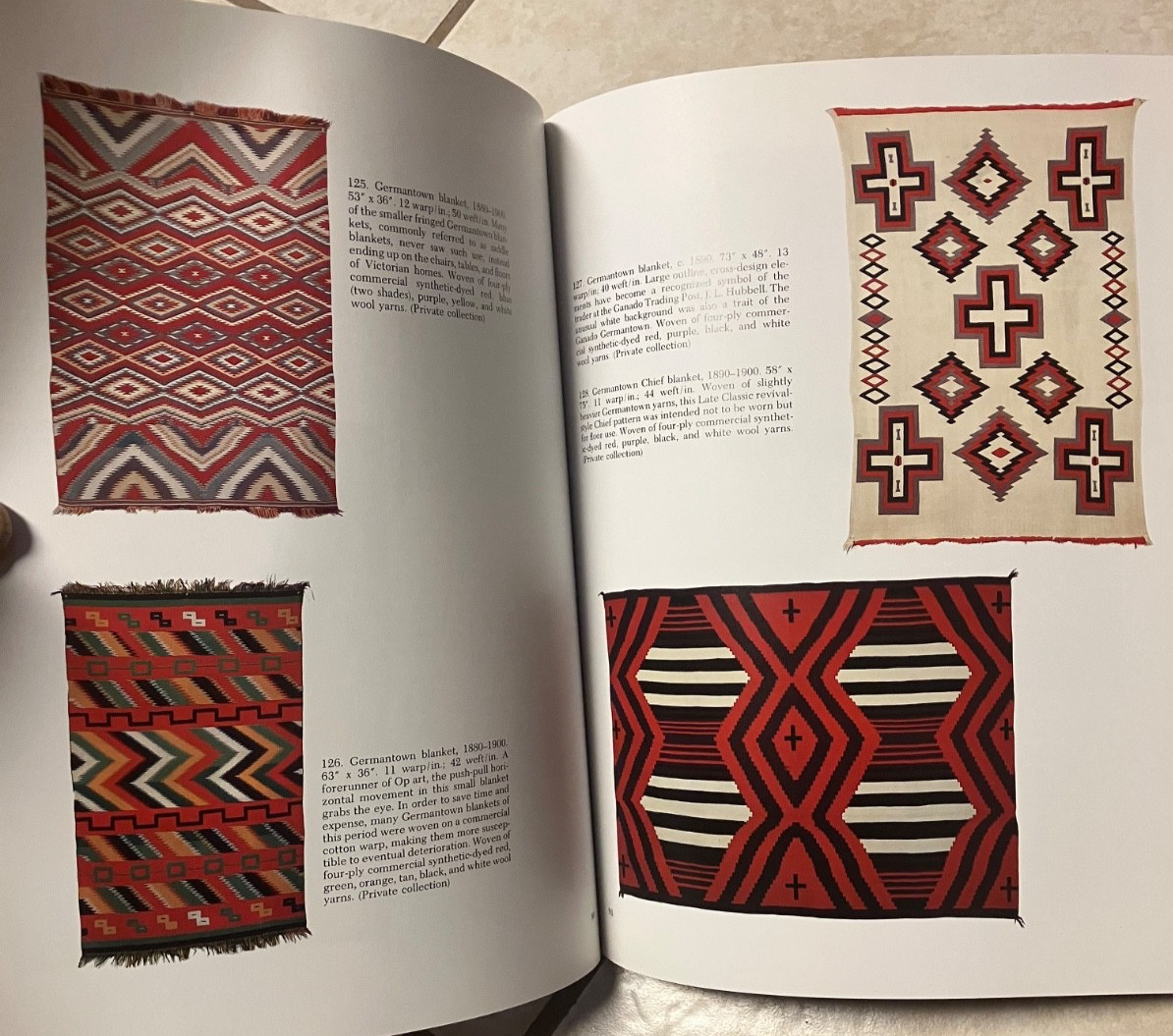 Neat book! The Navajo Weaving Tradition-1650 to present by Kaufman & Selser