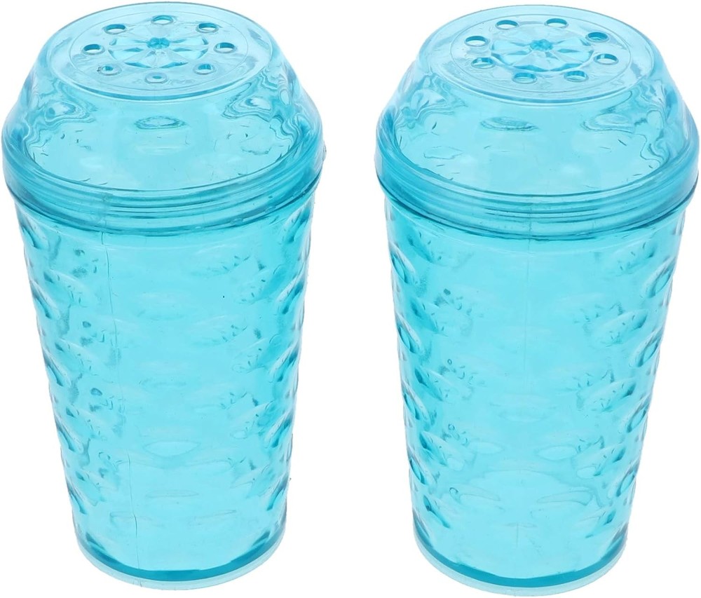 Clear Plastic Salt and Pepper Shaker Set