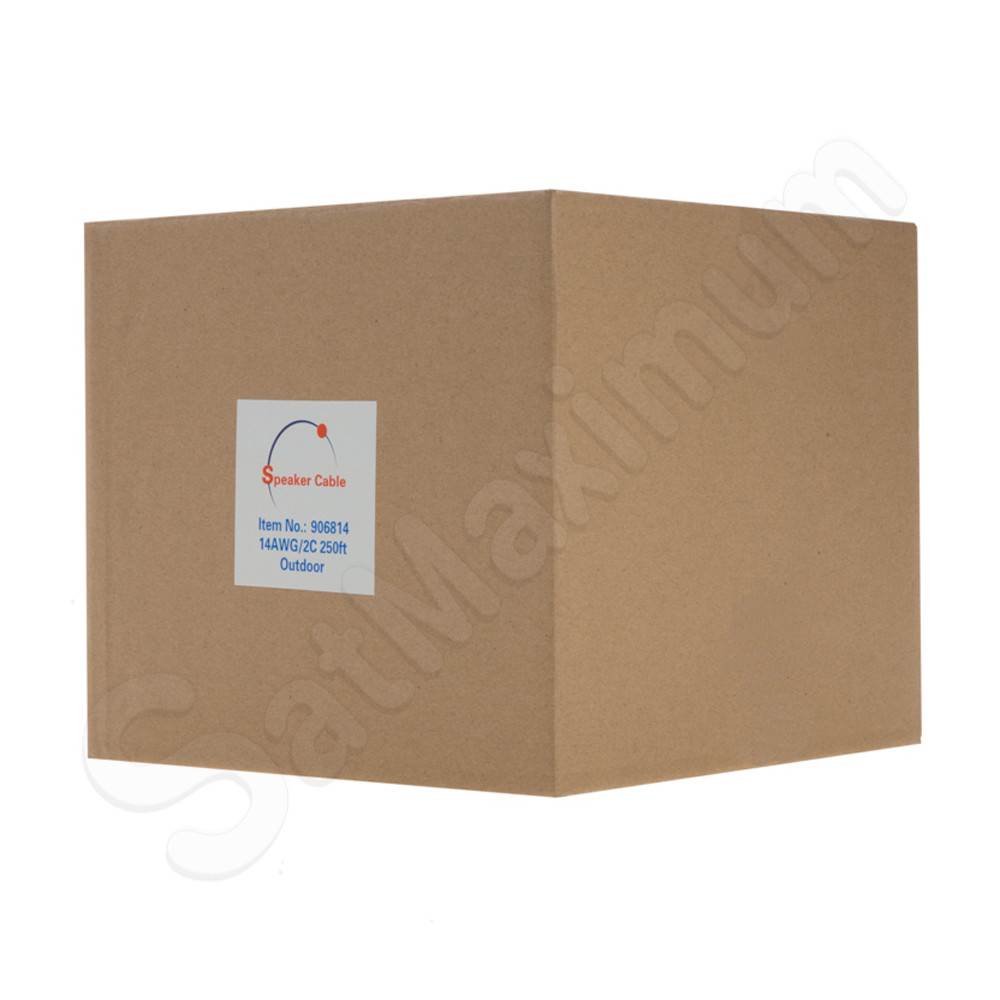 OUTDOOR Speaker Cable Direct Burial Black Audio Wire 14/2 14/4 16/2 16/4 AWG UV