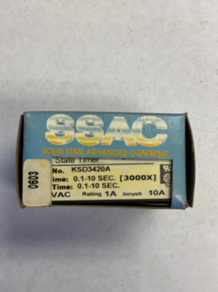 ENTRELEC/SSAC KSD3420A SOLID STATE TIMER