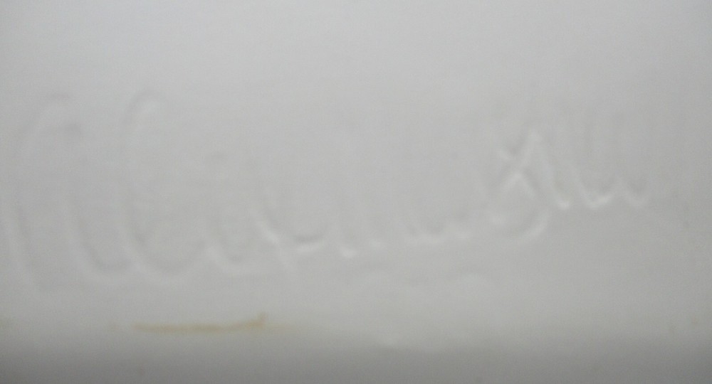 ALEX MARSHALL STUDIOS SQUARE BROWN DINNER PLATE - 10 5/8" 0709I